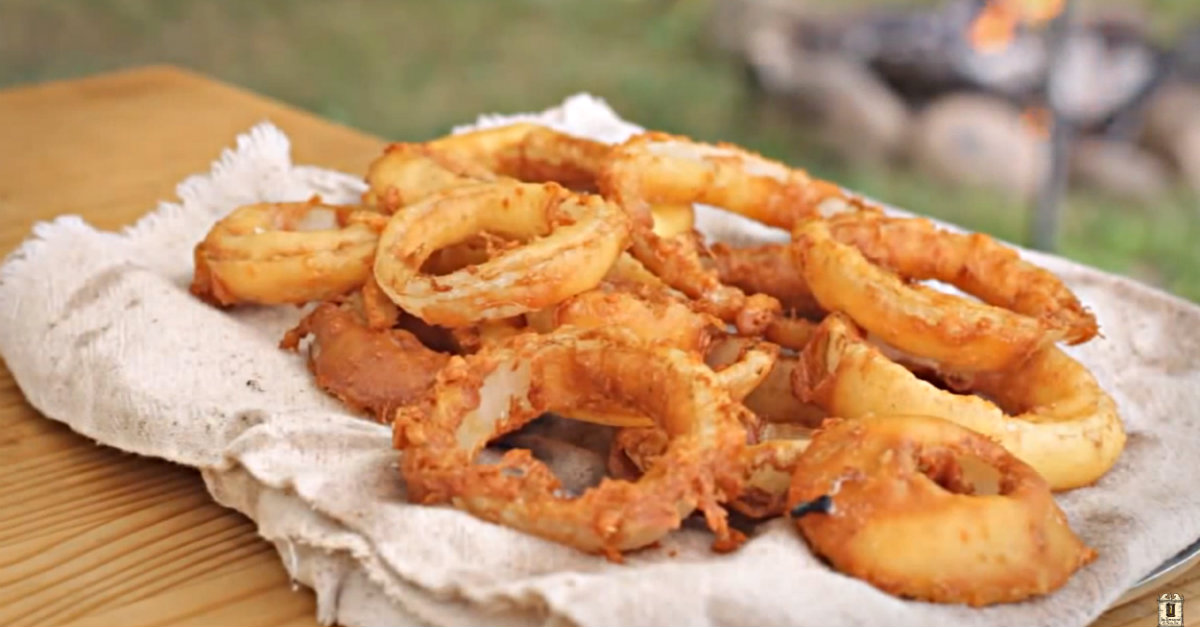Rondelles d'oignons du 18 siècle - Onion rings -18th century cooking
