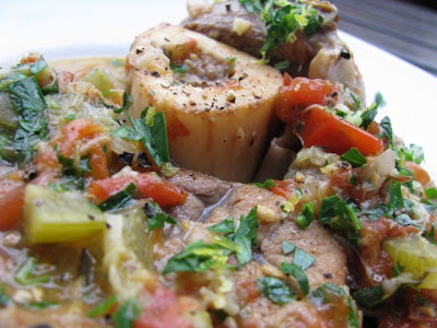 Osso buco à la rhubarbe