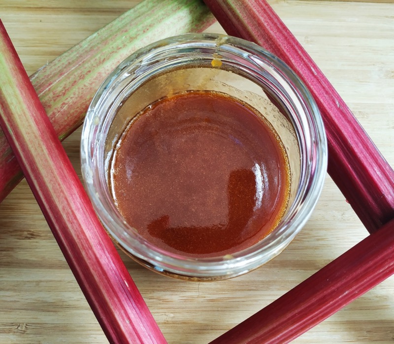 Caramel à la Rhubarbe