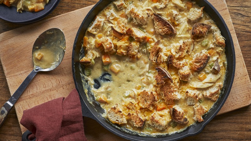 Casserole de poulet vol-au-vent