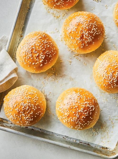 Pains à hamburger maison