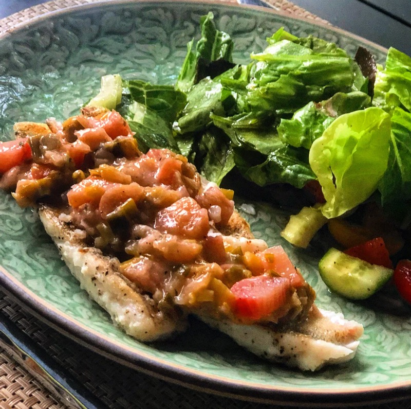 Beurre de poireaux à la rhubarbe