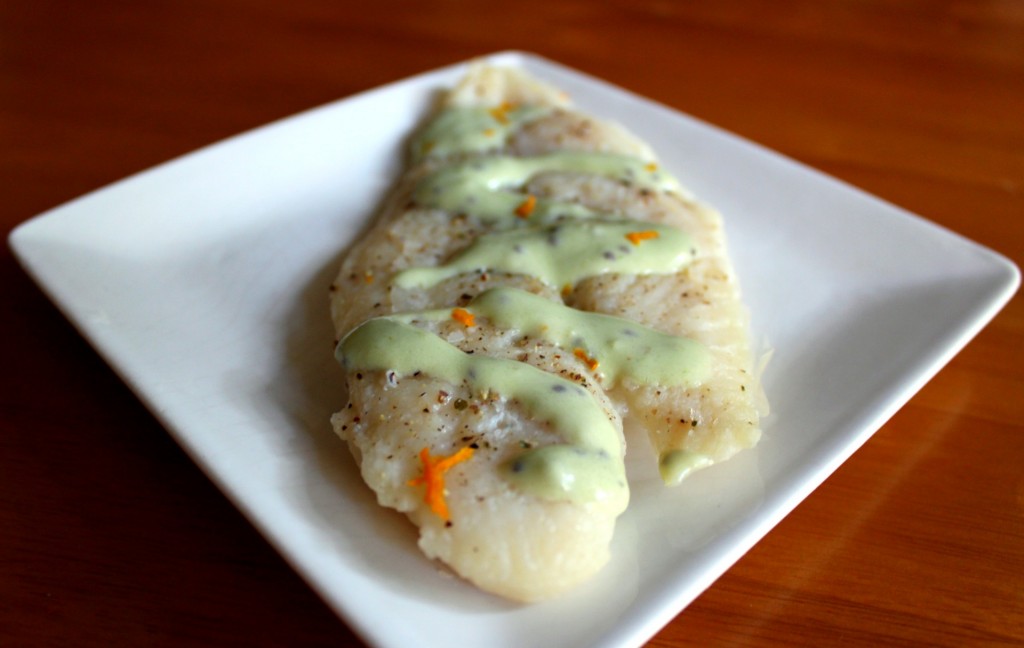 Tilapia avec sauce aux kiwis rustiques