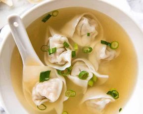 Soupe wonton maison
