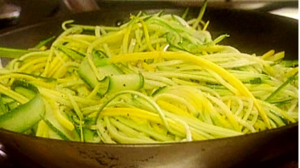 Spaghetti de courgettes