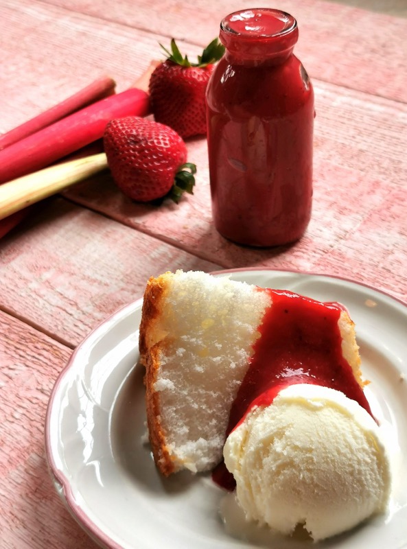 Coulis fraise-rhubarbe