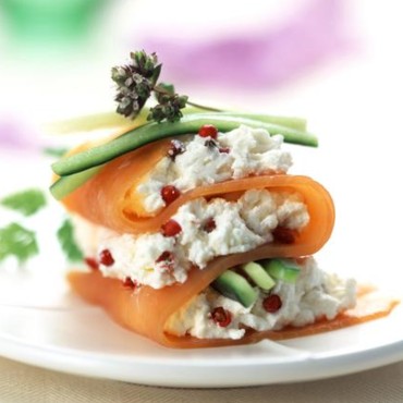 Saumon au fromage de chèvre