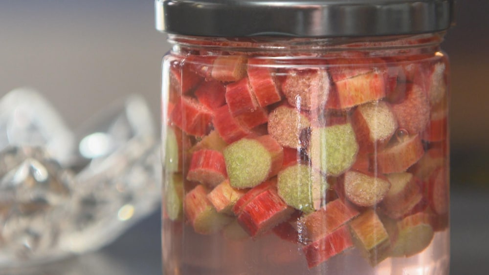 Recette de rhubarbe marinée
