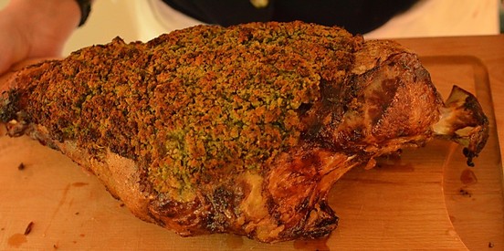 Gigot d'agneau à la façon du sud pacifique