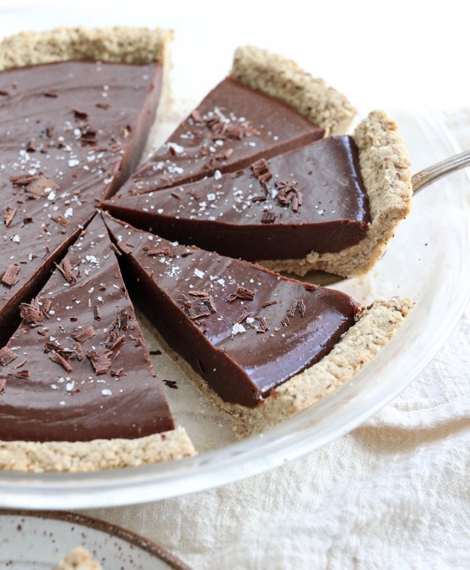 Tarte au chocolat végétalien (sans soja)
