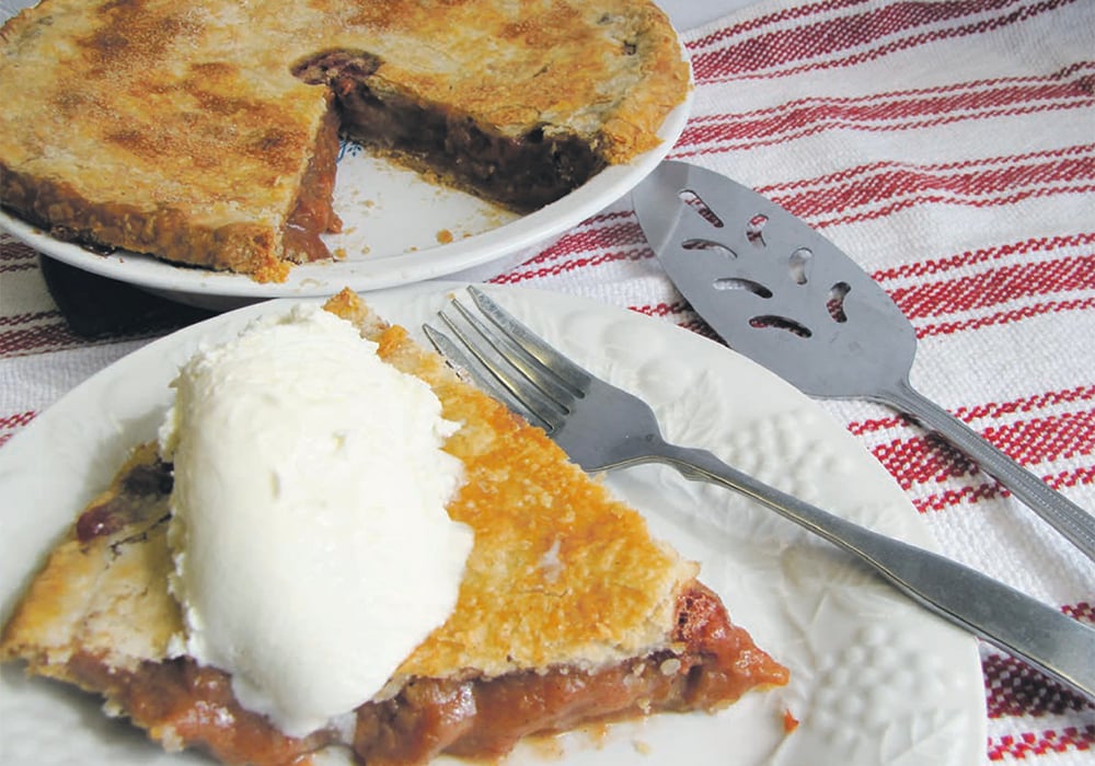 La tarte à la rhubarbe d'Olga Loster