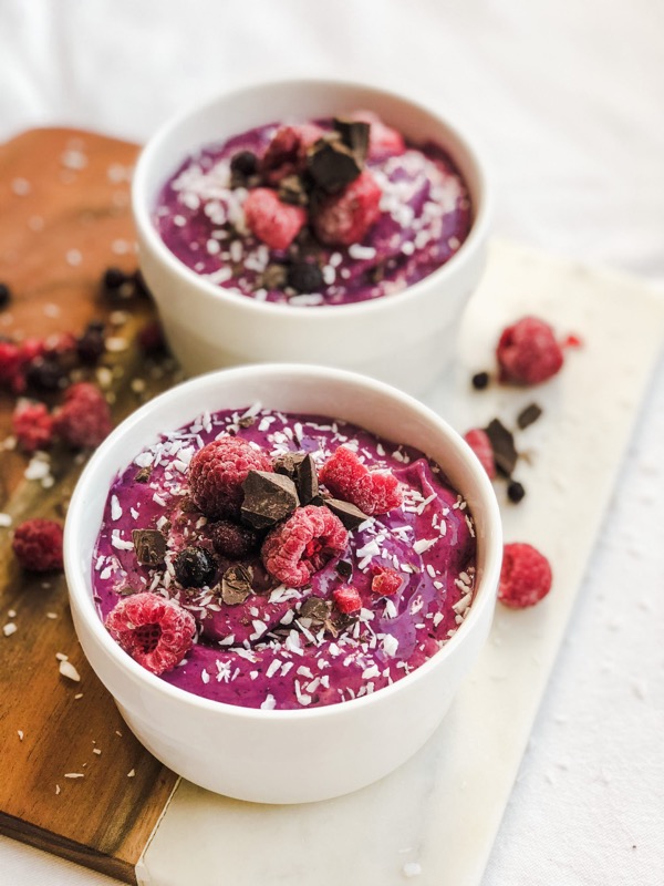 Tofu glacé aux petits fruits