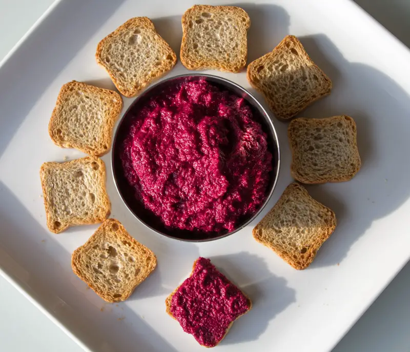 Terrine végétale à la betterave et au gingembre (12 à 16 portions)