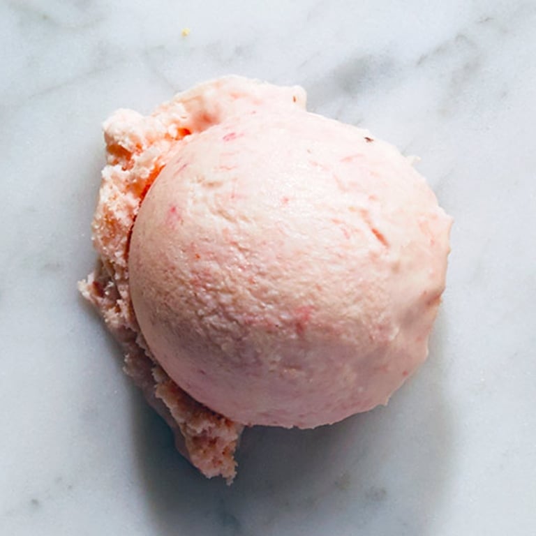 Glace à la rhubarbe - Annelie