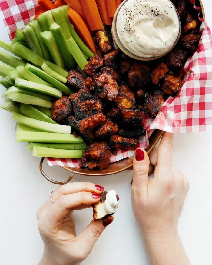 Bouchées de tofu BBQ faciles