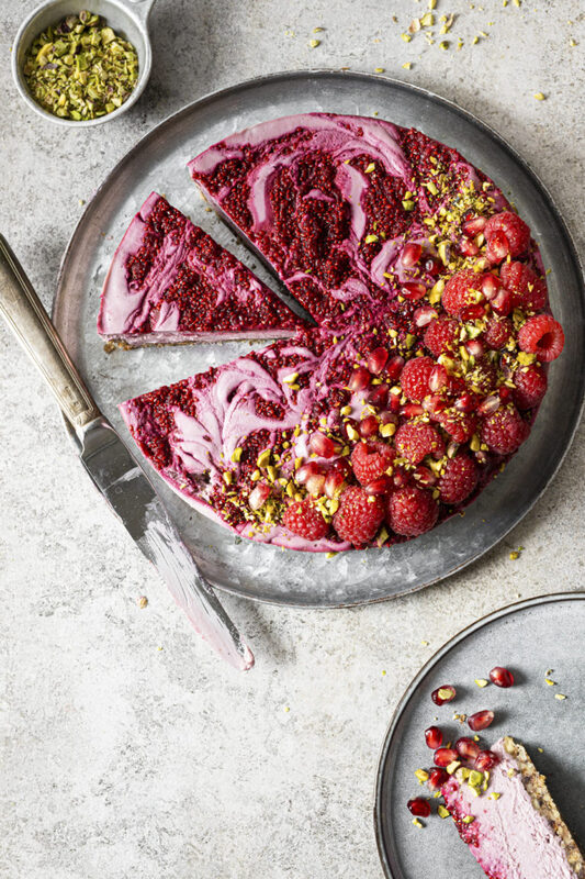 Cheesecake framboises-citron