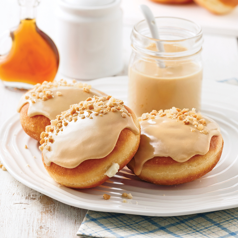 Beignes farcis à l’érable