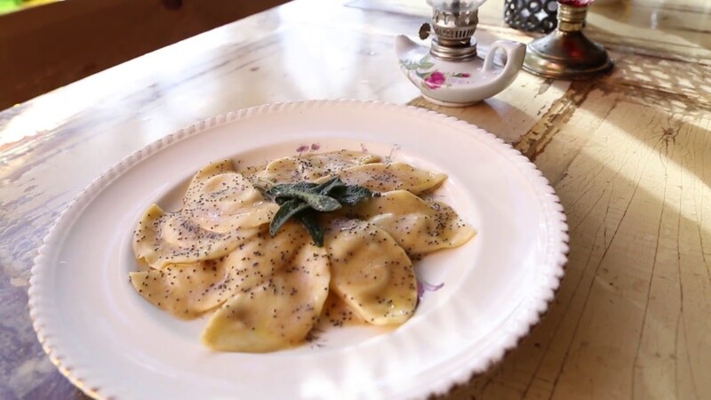 Casunziei à la rhubarbe - Pâtes