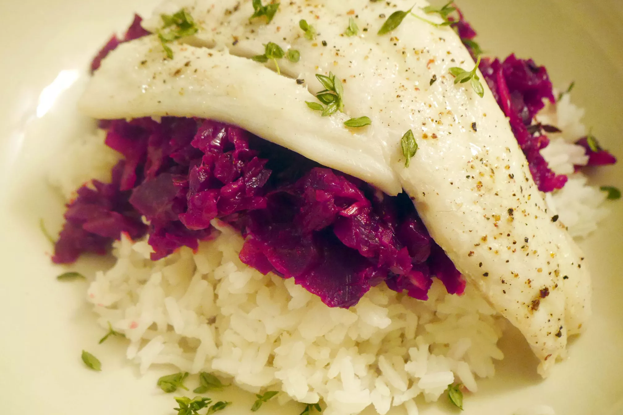 Purée de betteraves à la rhubarbe