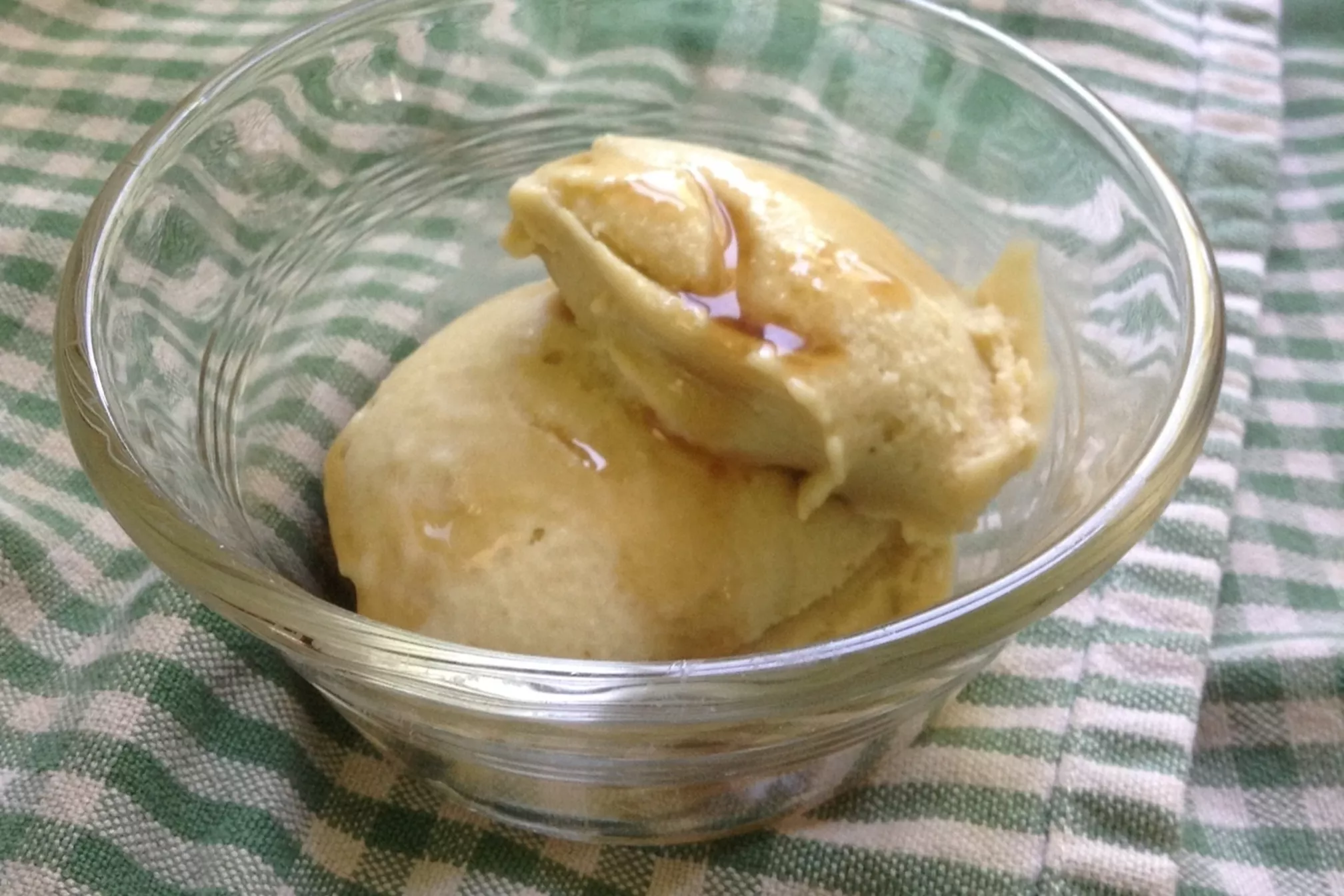 Sorbet à la rhubarbe et à l'érable