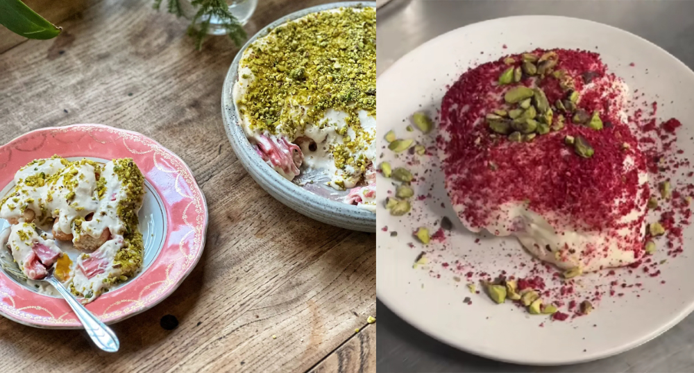 Rhubarbmisu - Tiramisu à la rhubarbe