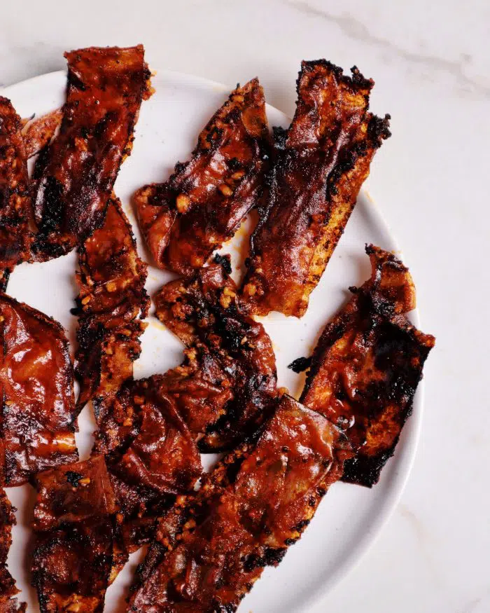 Bacon végétalien facile