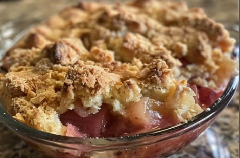 Recette Métis de Cobbler à la rhubarbe