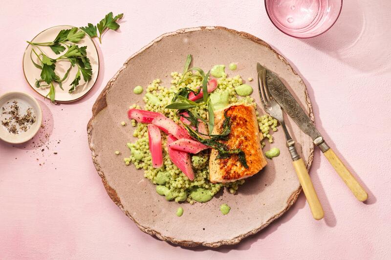 Saumon à la rhubarbe