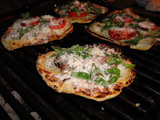 Pâte à pizza pour le gril