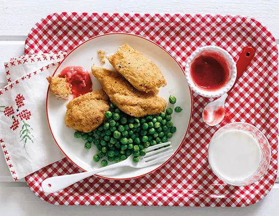 Escalopes de dinde au ketchup à la rhubarbe