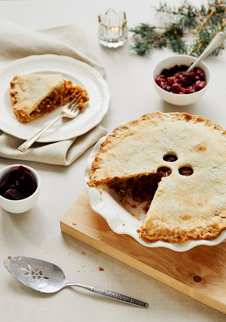 Tourtière végétalienne à l’avoine