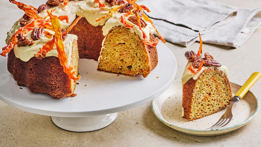 Gâteau Bundt aux carottes et au gingembre