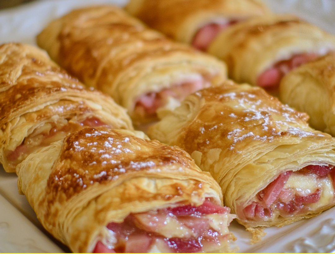 Chausson à la rhubarbe
