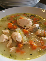 Chaudrée de poisson et de légumes au yogourt