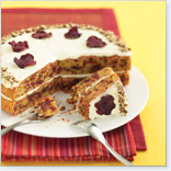 Gâteau aux betteraves, glaçage à la mascarpone