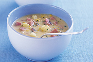 Chaudrée de jambon et de maïs