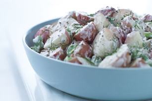 Pommes de terre nouvelles en sauce à l'aneth