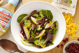 Salade de verdures et de poires