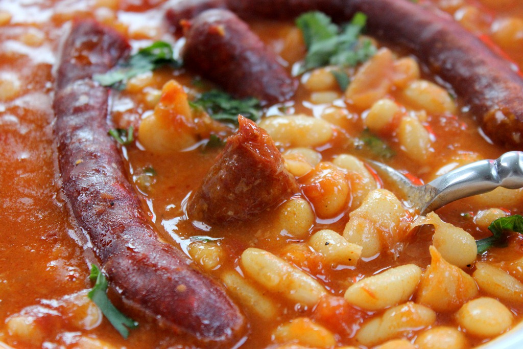 Cassoulet de poulet et saucisses - Version modifiée