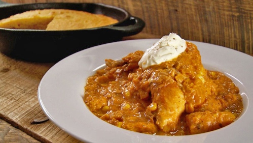 Mijoté de poulet à la courge