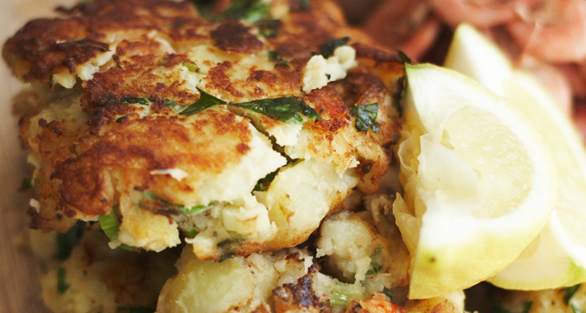 Schrimp cake (crevettes) - Recette amérindienne