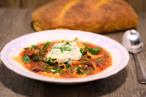 Lasagne en Soupe VéGé