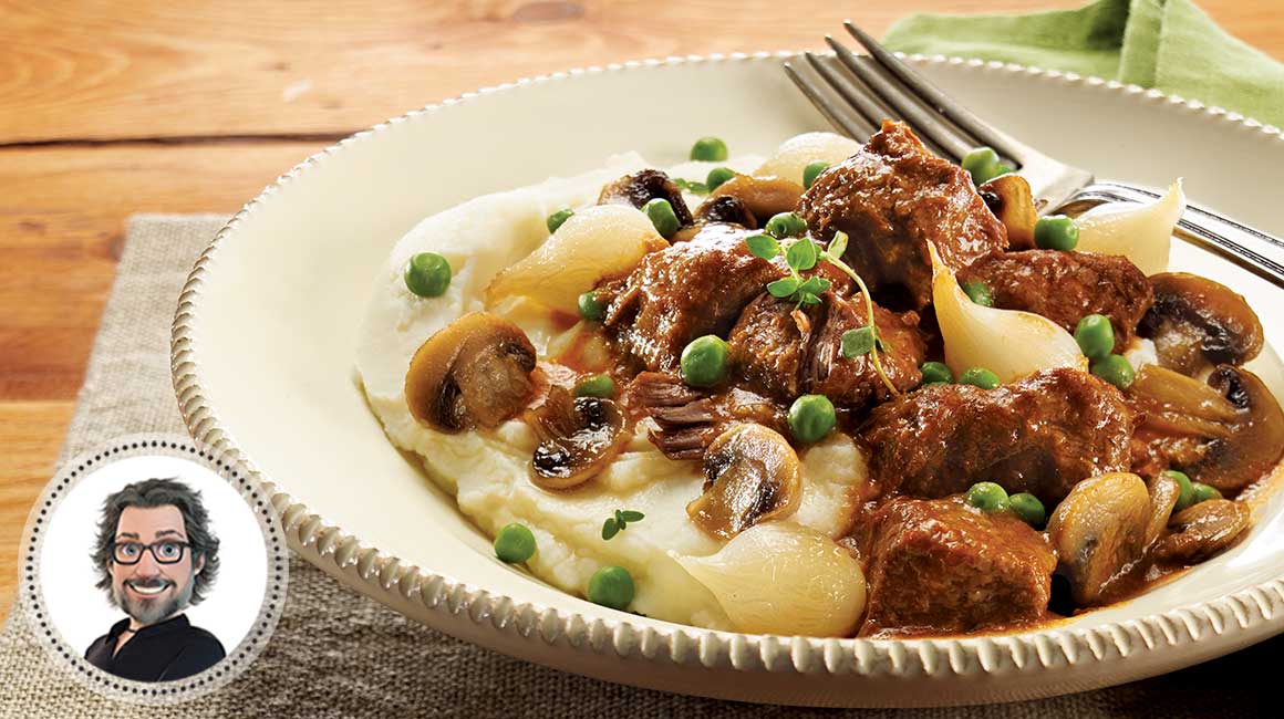 Ragoût de la Saint-Patrick et purée de pommes de terre de Christian Bégin