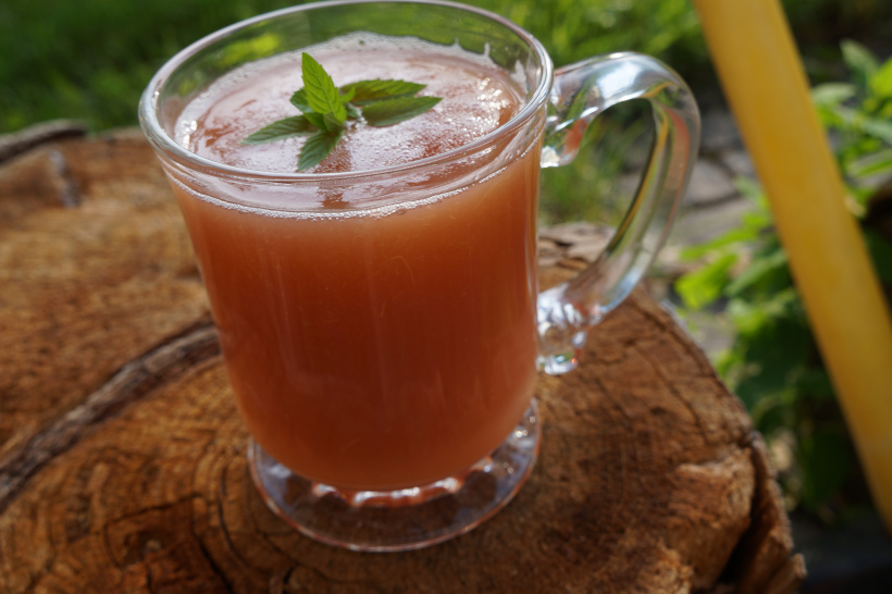 Soupe ou boisson à la Rhubarbe et au vinaigrier - Sumac and Rhubarb Soup