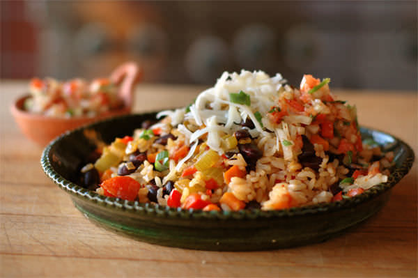 Pilaf de riz Tex-Mex