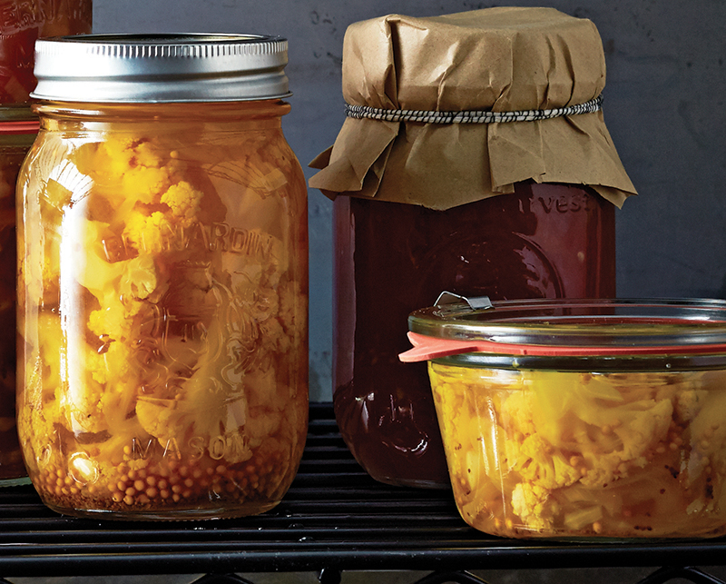 Choux-fleurs marinés