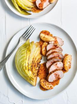 Filets de porc aigres-doux aux pommes