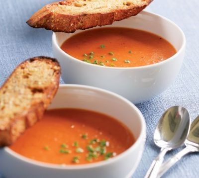 Soupe aux tomates