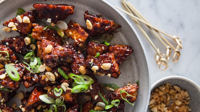 Bouchées de tempeh pour l’apéro