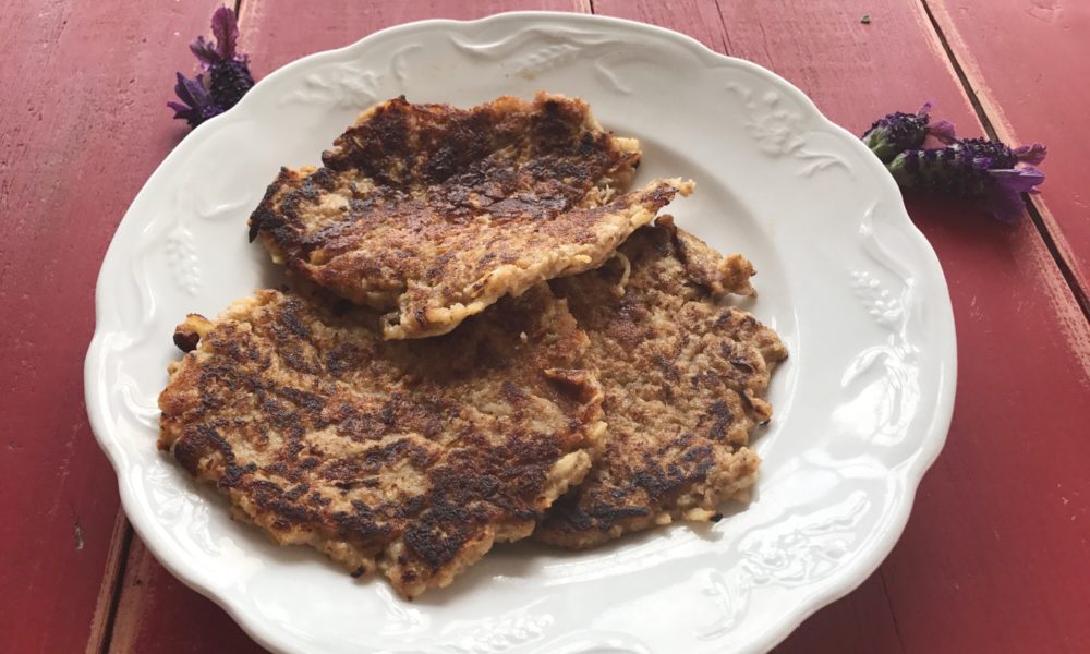 Crêpes au millet et aux pommes